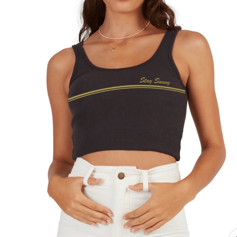 Billabong Black Stay Sunny Tank